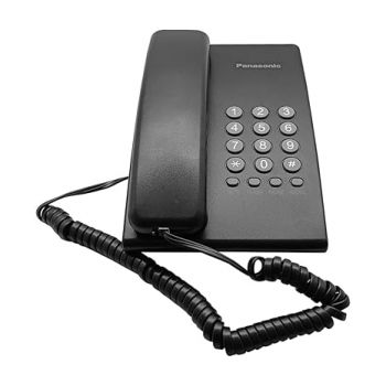 Panasonic KX-TS400SX Integrated Corded Telephone System, Black