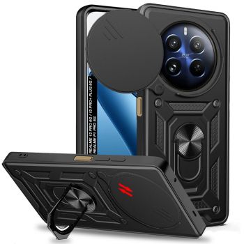 AESTMO Polycarbonate Tough Armor Realme 12 Pro 5G/12 Pro Plus 5G/Realme P1 Pro 5G Bumper Back Case Cover