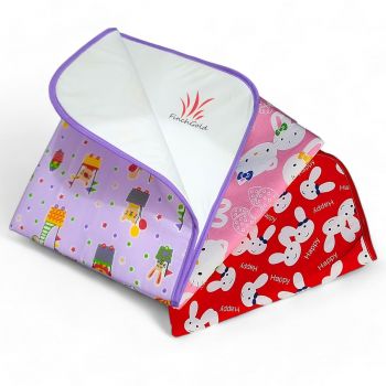 Heights Polyester Water Proof & Reusable Mat/Bed Protector/Absorbent Dry Sheets/Water Resistant Bed Protector Baby Sheet