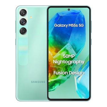 Samsung Galaxy M55s 5G (Coral Green,8GB RAM,128GB Storage)