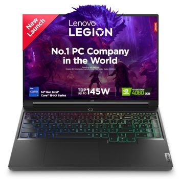 Lenovo Legion 7 Intel Core i9-14900HX 16" (40.64cm) 3.2K IPS 430Nits 165Hz Gaming Laptop (16GB/1TB SSD/Win 11/Office 2021/NVIDIA RTX 4060 8GB/100% DCI-P3/3 Month Game Pass/Grey/2.24Kg), 83FD000YIN