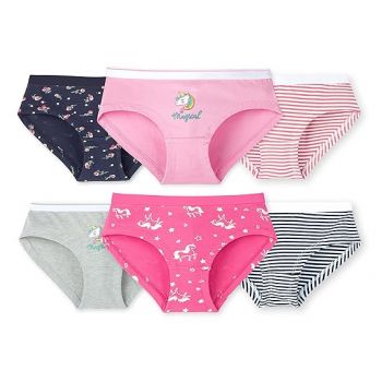 ARIEL Girls Cotton Multicolor Panties (Pack of 6)