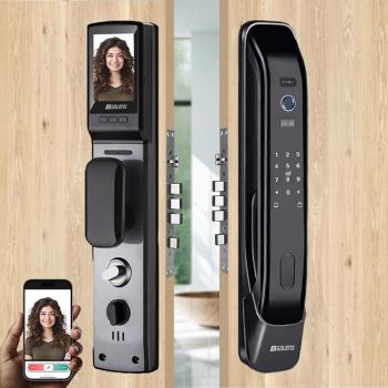Golens X28 Luxury Smart Door Lock | 7 Ways Unlocking |3D Face ID| Fingerprint | Mobile App | RFID Card | PIN | Mechanical Key |Camera Technology| Keyless Entry Digital Lock