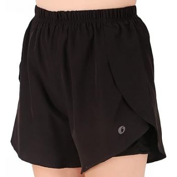 Women’s 2 in 1 Running Skirt Shorts Quick Dry Gym Athletic Workout Shorts for Women