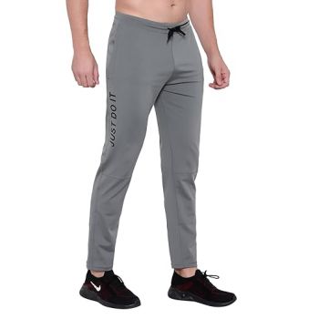 BLUE STAR SHARK Men's Slim Fit Track Pants – Joggers for Running, Gym, Sports, and Casual Wear | Multipurpose Activewear Lower for Men & Boys | Stylish Summer Trousers & Night Pants