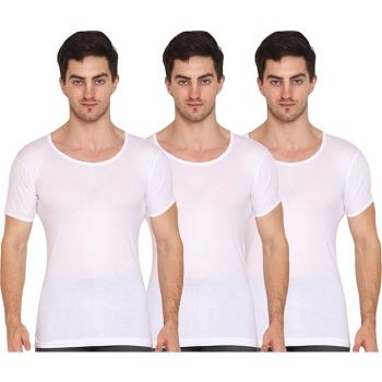 VIP Supreme Men's Cotton Regular Fit Vest (Pack Of 3)