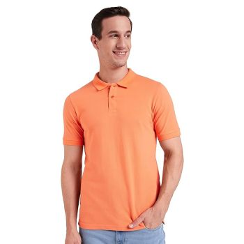CDP Premium Quality Men's Cotton Polo Tshirt | Collar Tshirts | Half Sleeves -Melon