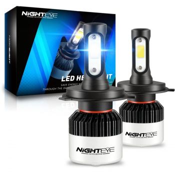 OTOROYS 2 YEAR WARRANTY Geniune H4 Hi/Lo 9000LM 6500K 72 W LED Automotive Headlight Bulbs Auto Conversion Driving Lamp
