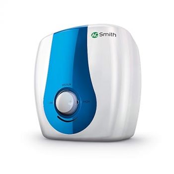 AO Smith SDS-GREEN -015 Storage 15 Litre Vertical Water Heater (Geyser) ABS Body BEE 5 Star |Enhanced Durability Blue Diamond Tank Coating|Suitable High Rise Buildings Wall Mounting