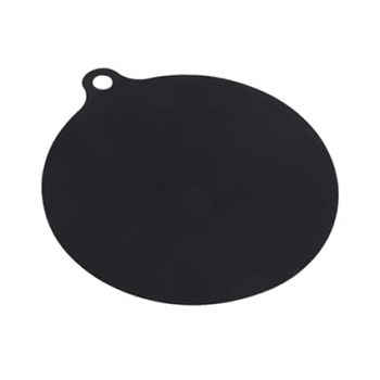 UJEAVETTE Induction Cooktop Mat Reusable Electric Stoves Mat for Soup Pots Cabinet Dish Round