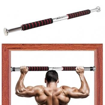 Boldfit Pull Up Bars For Home Workout Chin Up Bar Gym Accessories for Men Door Way Adjustable Hanging Rod