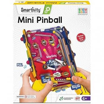 Smartivity DIY Pocket Pinball Handheld Game for Kids Ages 6-7-8-9-10-11-12 Years|Hand-Held Exciting Arcade Game I Birthday Gift for Unisex|DIY Science Toy 6-12 Years Old I Screen Free Play,Multicolor