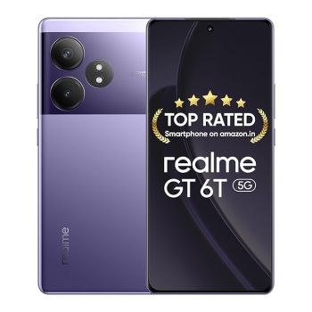 realme GT 6T (Miracle Purple,12GB RAM+256GB Storage) | India's 1st 7+ Gen 3 Flagship Chipset | 1.5M + AnTuTu Score | 5500mAh+120W | The World's Brightest Flagship Display