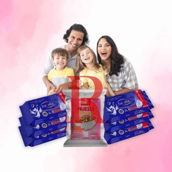Repurchase Isabella Sanitary pad Package120 Pieces (6 Packets) With 1 Taste Maker's Muesli Fruits and Nuts 500g (Combo)