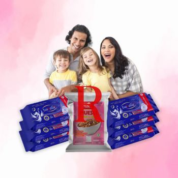 Repurchase Isabella Sanitary pad Package120 Pieces (6 Packets) With 1 Taste Maker's Muesli Fruits and Nuts 500g (Combo)- 5 SETS