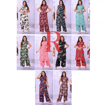 Repurchase Premium Quality Viscose Barlin Printed Readymade Collection (10 Pcs)