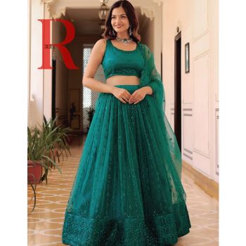 Repurchase Premium Quality Net Embroidered Lehenga Collection