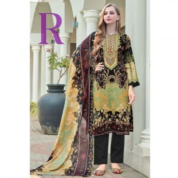 Repurchase Pure Cotton Print salwar Suit Dress Material