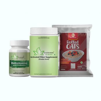 Activated Fibar 400g|Multivitamin Tablet One bottle (60 tablet)|1 kg Oats