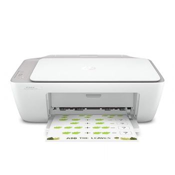 HP DeskJet Ink Advantage 2338 All-in-One Printer, Print, Copy, Scan, Hi-Speed USB 2.0, Up to 7.5/5.5 ppm (Black/Color), 60-Sheet Input Tray, 25-Sheet Output Tray, 1000-page Duty Cycle, Color, 7WQ06B