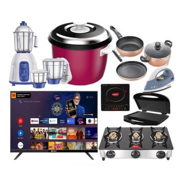 Branded home & Kitchen combo (AD  Purchase) With Branded Ear Buds