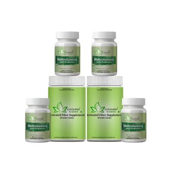 GPS POINT  2 ACTIVATED FIBER AND 4 MULTI VITAMIN TABLETS