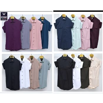 Imported Lycra Premium Quality Shirts  24 et (48 Shirts)