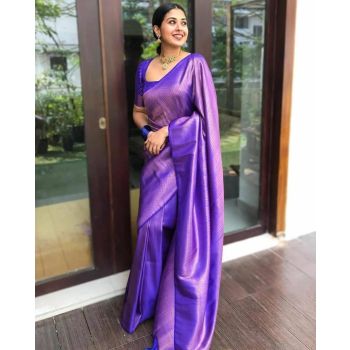 Soft Silk Lichi Silk Jacquard Work Saree Collection