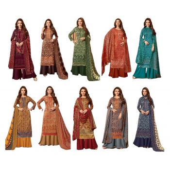 Pure Soft Cotton  dress material combo