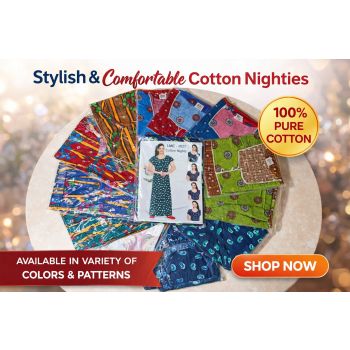 SEVEN CROSS COTTON NIGHTYS - 15 PCS