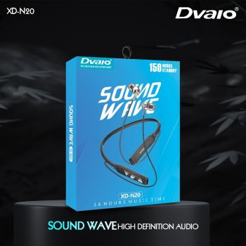 DVAIO Sound Wave Bluetooth Headset with 2 Bamboo charcoal toothbrush Combo pack