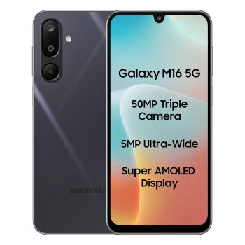 Samsung Galaxy M16 5G (Thunder Black, 6GB RAM, 128 GB Storage) | MediaTek Dimensity 6300
