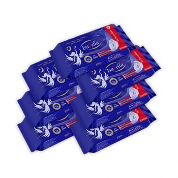 Isabella Sanitary pad Package 140 Pieces (7 Packets) COMBO 21SETS