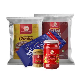 Oats 2 kg| Chocos 2 kg | 3 Mixed Fruit Jam 450g|Ginger Garlic Paste 600g|Sanitary Pad 7 packets