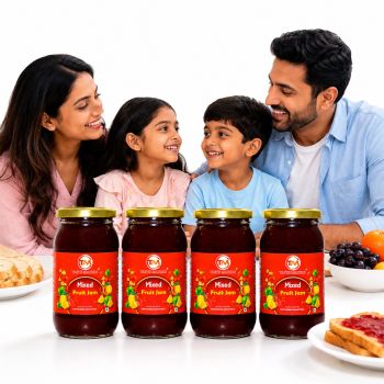 Taste Makers 4 bottle mixed  Fruit  jam (500 gram )
